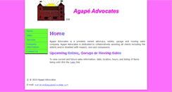 Desktop Screenshot of agape-advocates.com